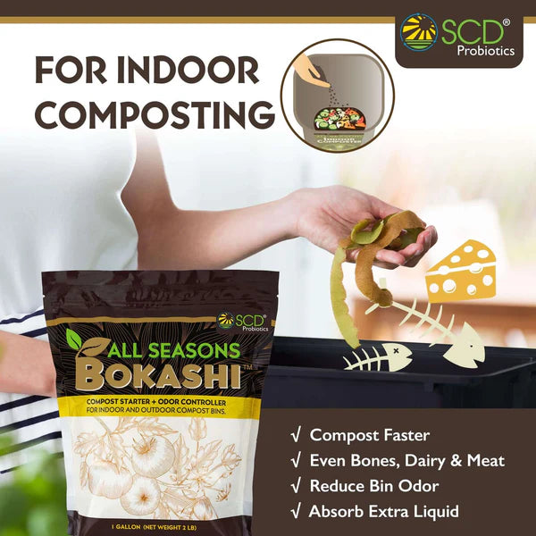 All Seasons Bokashi - Compost Starter, Accelerator & Odor Neutralizer